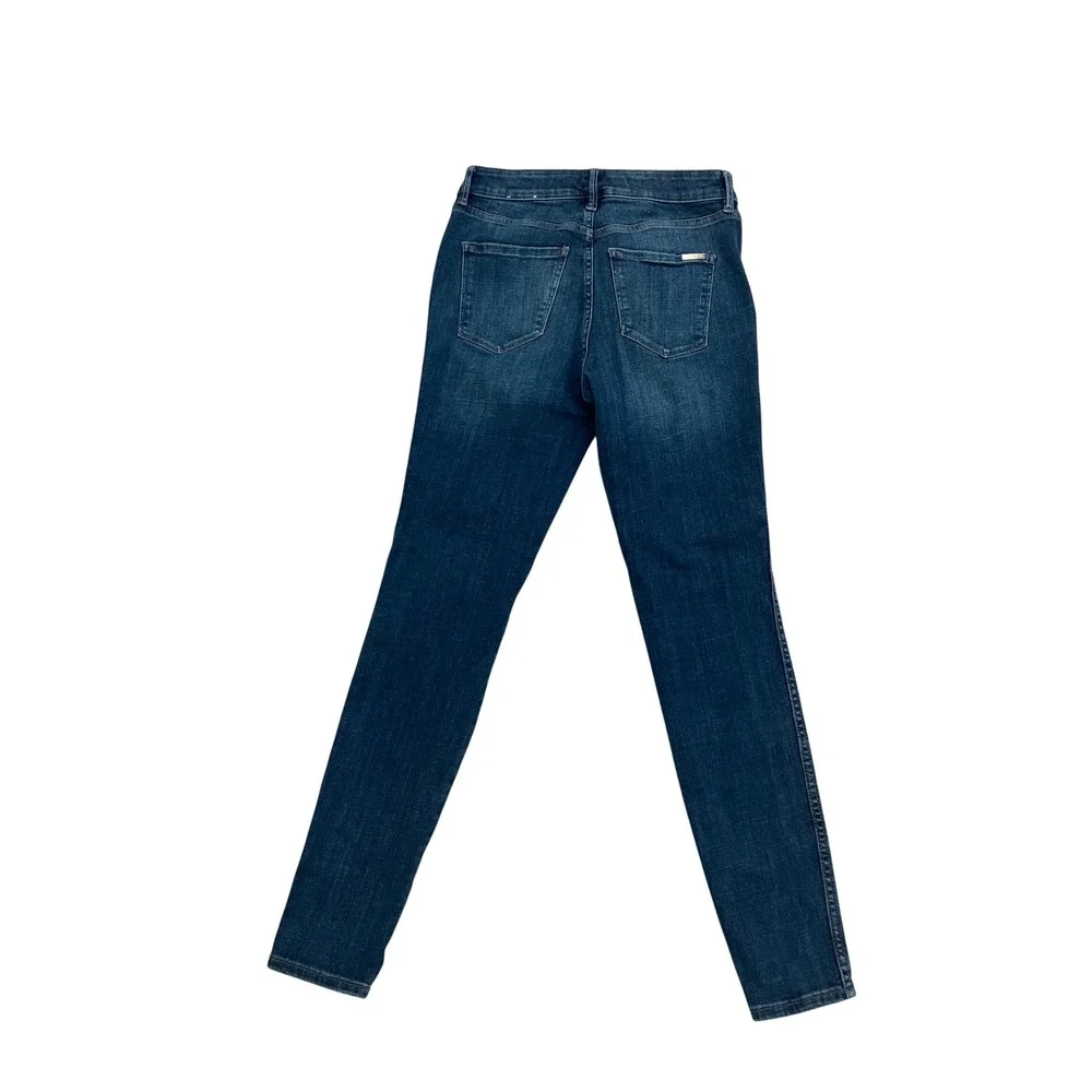 White House Black Market Everyday Soft Extra High Rise Skinny Jeans Blue Size 2 - Picture 2 of 6